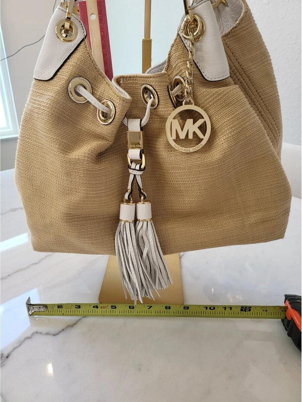Lmt.Ed. Michael Kors Camden Large Drawstring Kate Mid. Shoulder Bag Purse EUC LN